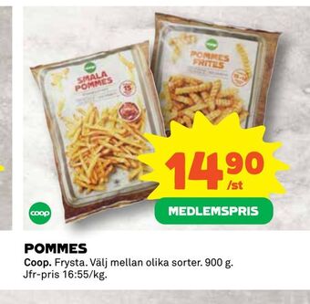 Coop Konsum Pommes erbjuda