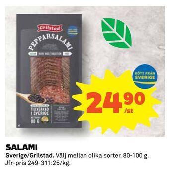 Coop Daglivs Salami erbjuda