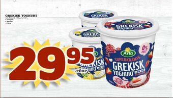Din Mat Grekisk yoghurt erbjuda