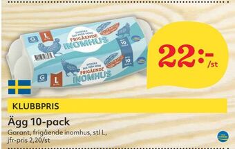 Hemköp Ägg 10-pack erbjuda
