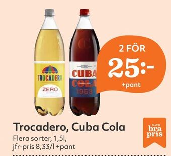 Hemköp Trocadero, cuba cola erbjuda