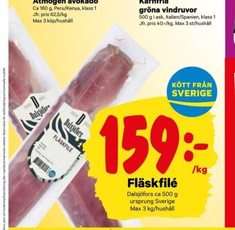 City Gross Fläskfilé erbjuda