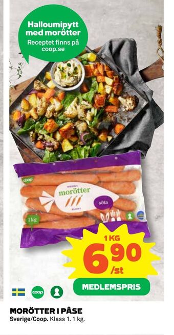 Coop Morötter erbjuda