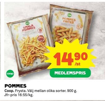 Coop Pommes erbjuda
