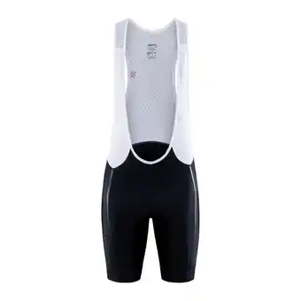 Outnorth Men's adv endur bib shorts black/white erbjuda