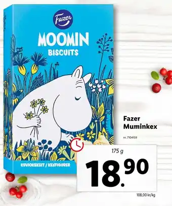 Lidl Fazer Muminkex erbjuda