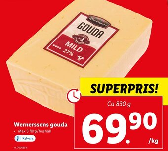 Lidl Wernerssons gouda erbjuda