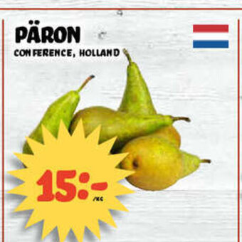 Nelins Päron erbjuda