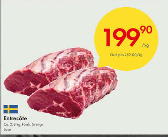 Snabbgross Entrecôte erbjuda