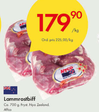 Snabbgross Lammrostbiff erbjuda