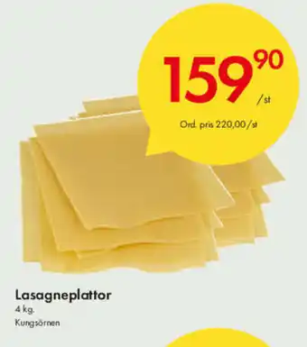 Snabbgross Lasagneplattor erbjuda