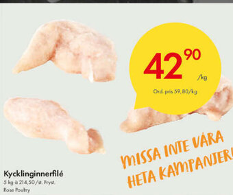 Snabbgross Kycklinginnerfilé erbjuda