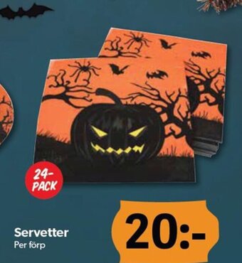 DollarStore Servetter erbjuda