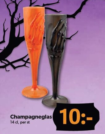 DollarStore Champagneglas erbjuda