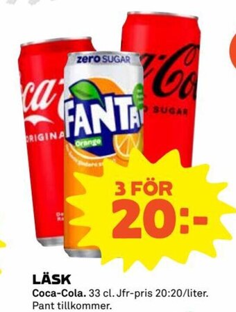 Coop Läsk erbjuda