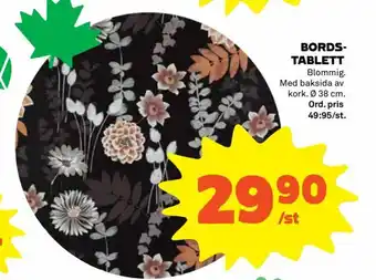 Bordstablett