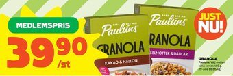 Coop Granola erbjuda