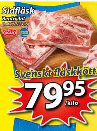 Extra Mjällby Stormarknad Sidfläsk erbjuda
