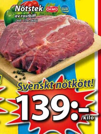 Extra Mjällby Stormarknad Nötstek erbjuda