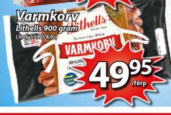 Extra Mjällby Stormarknad Varmkorv erbjuda