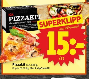 ICA Supermarket Pizzakit erbjuda