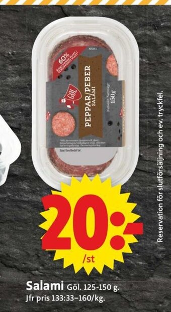 ICA Supermarket Salami erbjuda