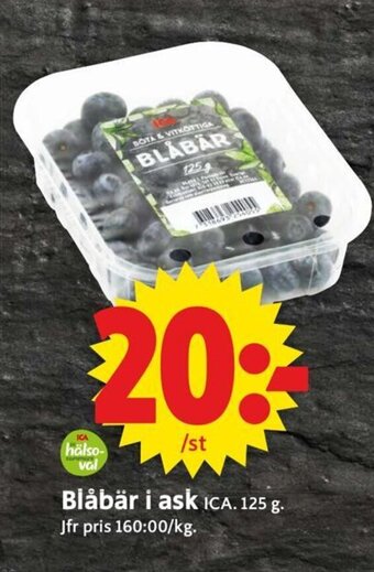 ICA Supermarket Blåbär I Ask erbjuda