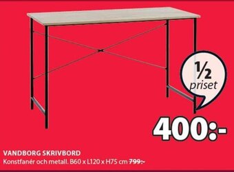 JYSK Vandborg Skrivbord erbjuda