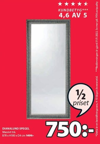 JYSK Dianalund Spegel erbjuda
