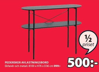 JYSK Pedersker Avlastningsbord erbjuda