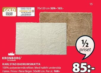 JYSK Karlstad Badrumsmatta erbjuda