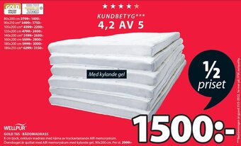 JYSK Gold T65- Bäddmadrass erbjuda