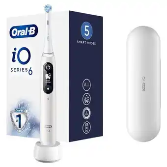 Apotek Hjärtat Oral-b eltandborste io6 white uc erbjuda
