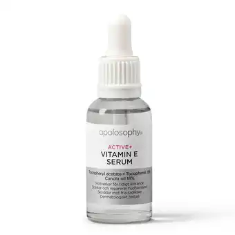 Apotek Hjärtat Apolosophy active+ vitamin e serum 30 ml erbjuda