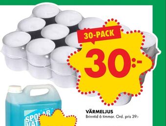ÖoB Värmeljus erbjuda