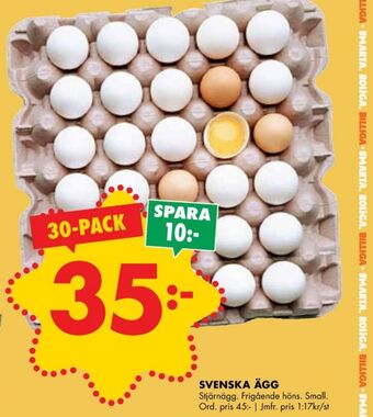 ÖoB Stjärnägg ägg erbjuda