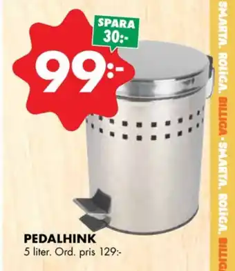 Stjärnägg pedalhink