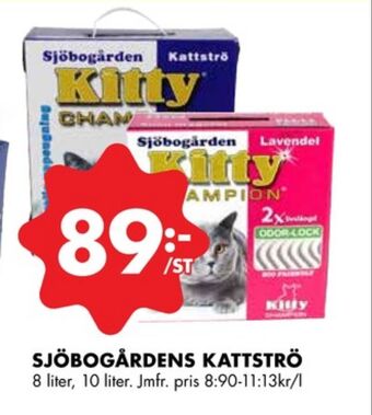 ÖoB Sjöbogården kattsand erbjuda