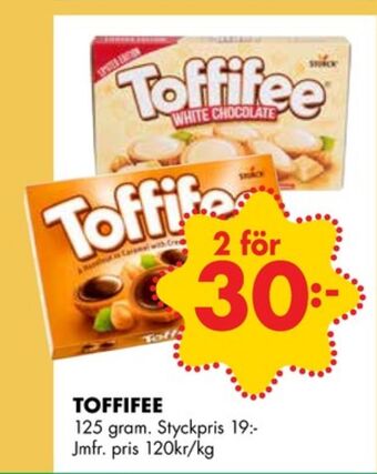 ÖoB Toffifee chokladask erbjuda