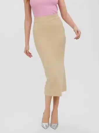 Vero Moda Hög midja stickad kjol erbjuda