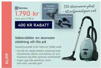 Electrolux Home DAMMSUGARE ELECTROLUX PD82-4MB erbjuda