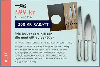 KITCHENWARE BY TAREQ TAYLOR TTKSET3