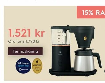 Electrolux Home Kaffebryggare ELECTROLUX E7CM1-6GB/E7CM1-4MTM erbjuda