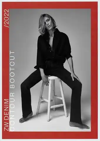 ZARA Zw the contour bootcut jeans erbjuda