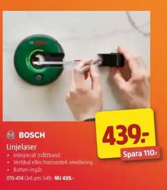 Jula Bosch Linjelaser erbjuda