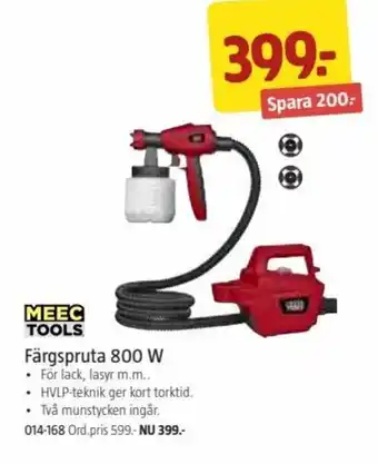 Jula Meec Tools Färgspruta 800 W erbjuda