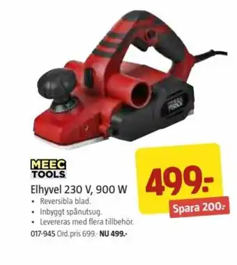 Jula Meec Tools Elhyvel 230 V,900 W erbjuda
