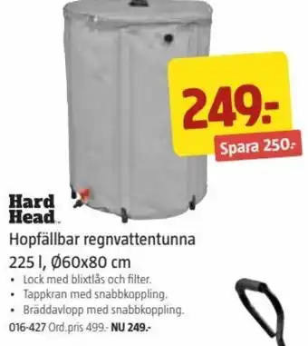 Jula Hard Head Hopfällbar regnvattentunna erbjuda