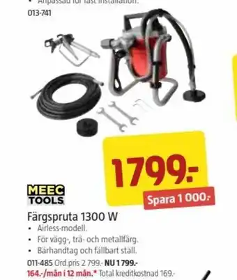 Meec Tools Fårgspruta 1300 W