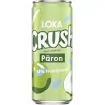 Snabbgross Päron crush burk loka 33cl erbjuda